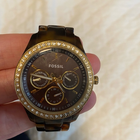 FOSSIL tortoise watch - Picture 4 of 4